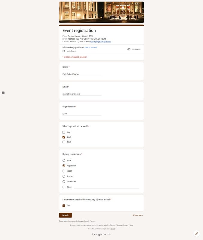 example register form - post - regex expression divide First Name, Last Name, Title